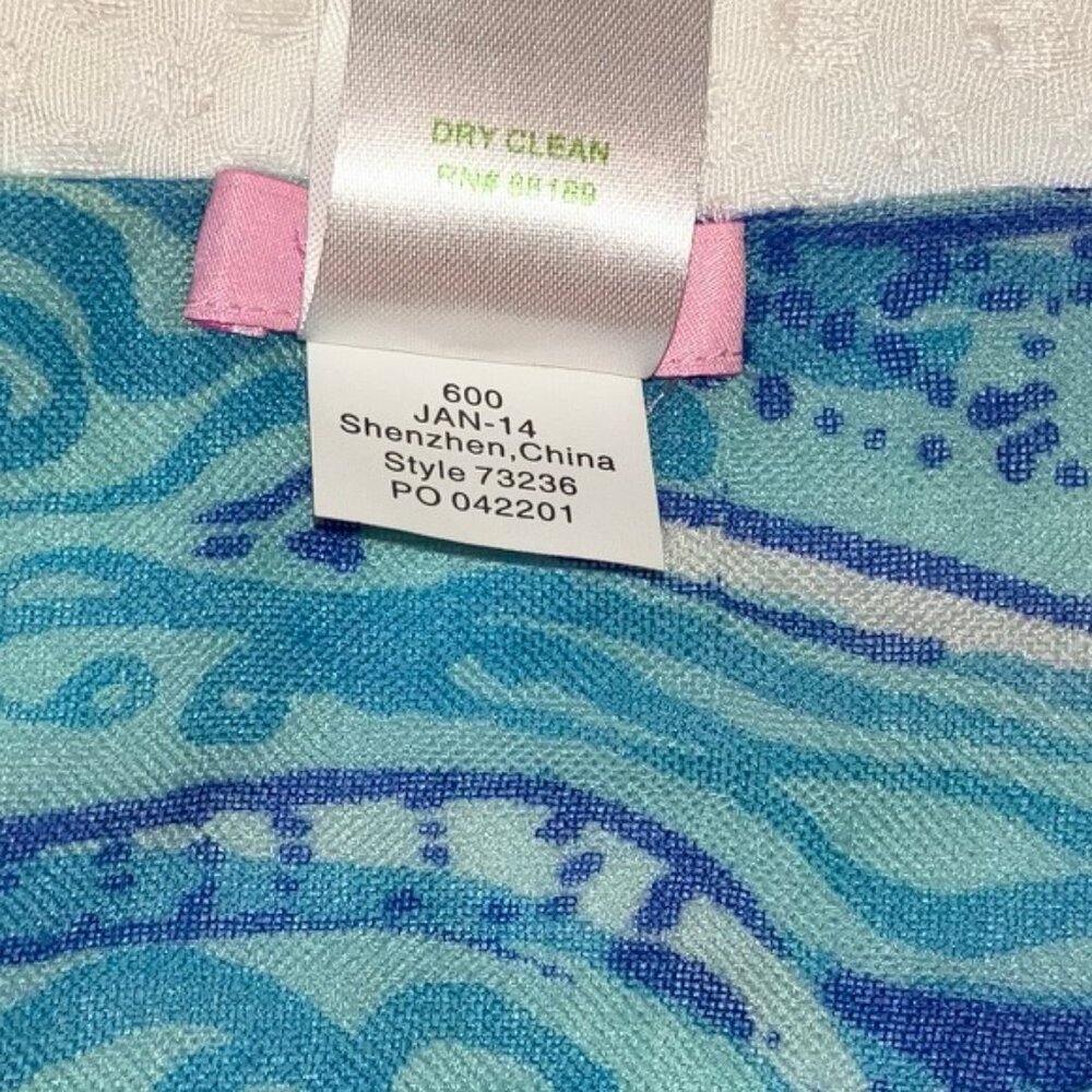 HTF Lilly Pulitzer Scarf Nice Tails - Picture 5 of 5